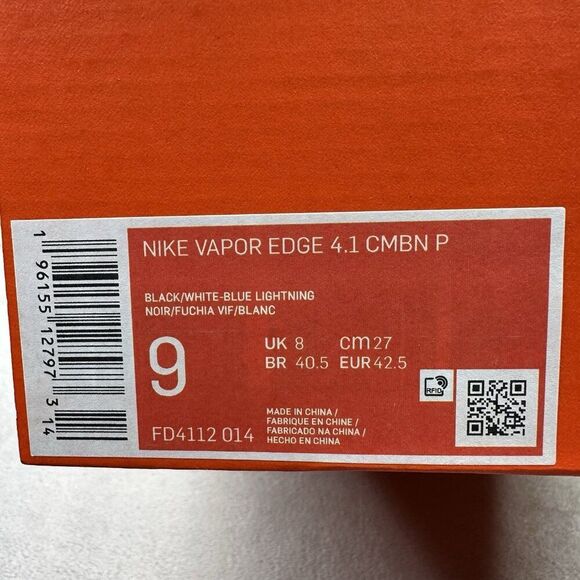 Nike Vapor Edge Speed 360 2 NRG 2023 NFL Combine FD4112-014 UNRELEASED NEW - Picture 12 of 13